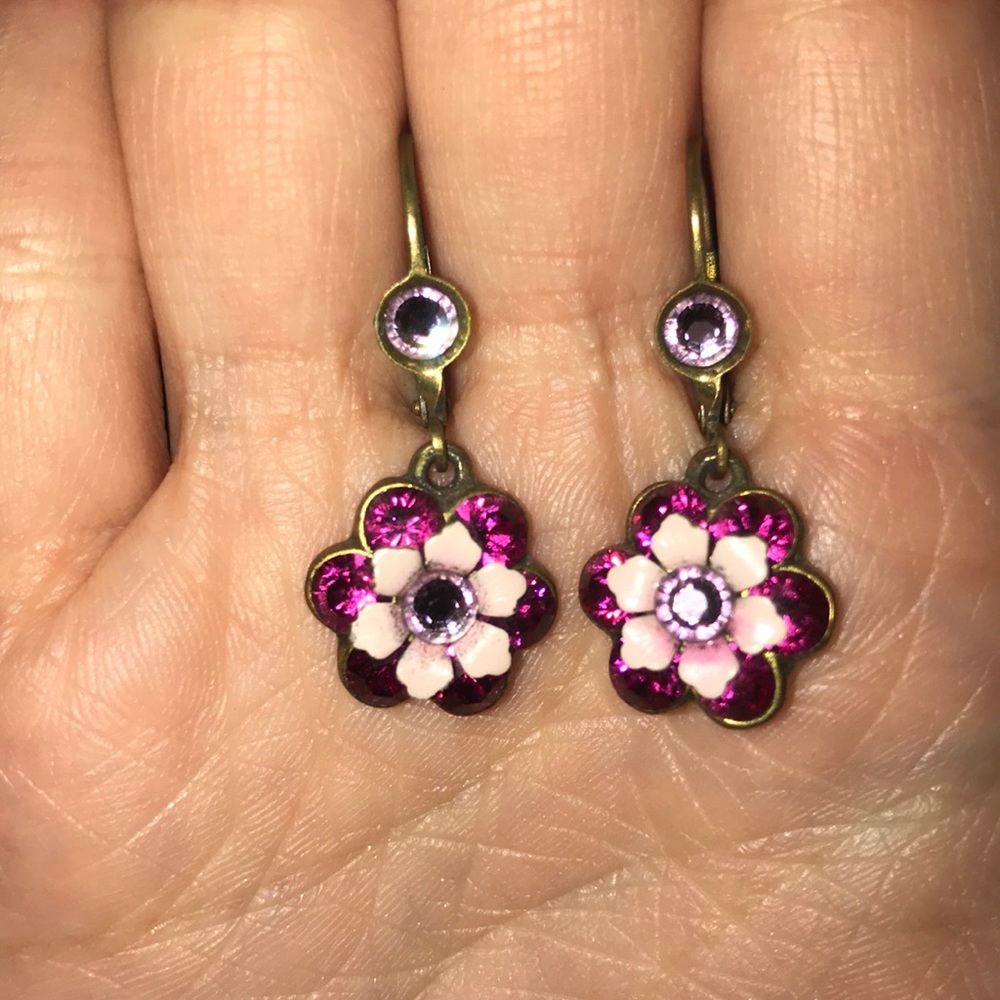 Michal Negrin Flower Earrings